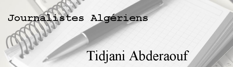 Algérie - Tidjani Abderaouf