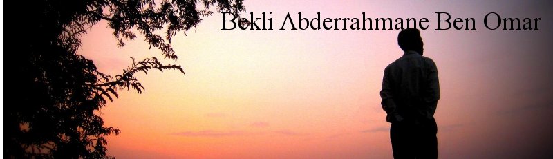 Algérie - Bekli Abderrahmane Ben Omar