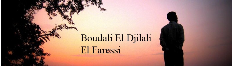 Algérie - Boudali El Djilali El Faressi