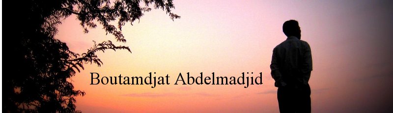 Algérie - Boutamdjat Abdelmadjid