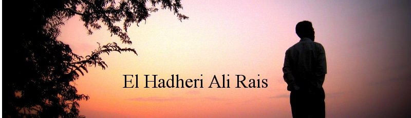 Algérie - El Hadheri Ali Rais