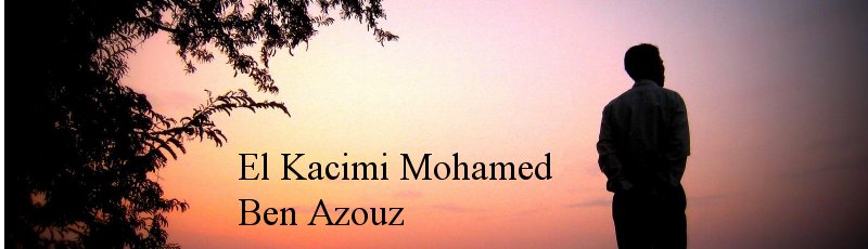 Algérie - El Kacimi Mohamed Ben Azouz