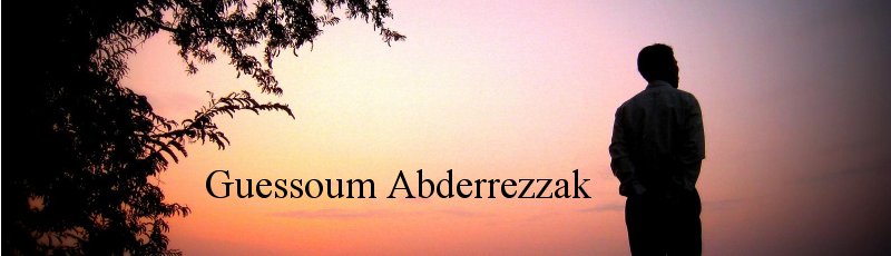 Algérie - Guessoum Abderrezzak