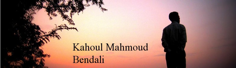 Algérie - Kahoul Mahmoud Bendali