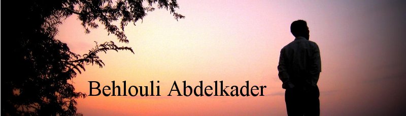 الجزائر العاصمة - Behlouli Abdelkader