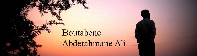 الجزائر - Boutabene Abderahmane Ali