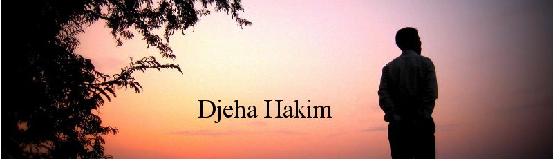 Algérie - Djeha Hakim