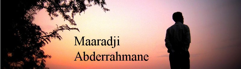 الجزائر العاصمة - Maaradji Abderrahmane