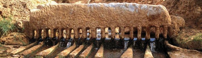 Batna - Foggaras (système traditionnel de distribution des eaux)