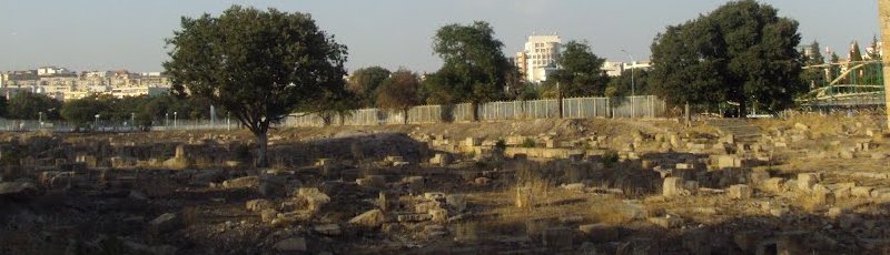 Sétif - Zone archéologique : quartier de la basilique , rempart, cirque, quartier du temple	(Commune de Séti