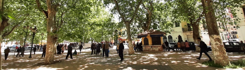 تلمسان - Place de l'Emir Abdel Kader ex Place d'Alger	(Commune de Tlemcen, Wilaya de Tlemcen)