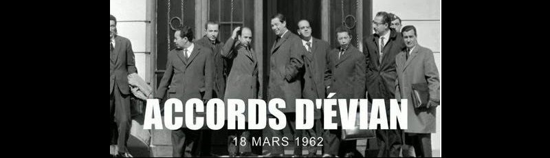 Alger - 18 mars 1962, Signature des accords d'Évian