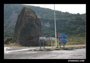 Entree de la plage Madrid et Rachgoun, en venant de Benisaf