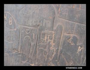 Taghit : gravures rupestres