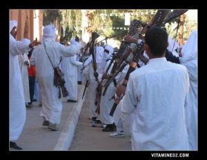 Les habitants de Beni Abbes  Fêtent  le Mouled (la naissance du prophète) .