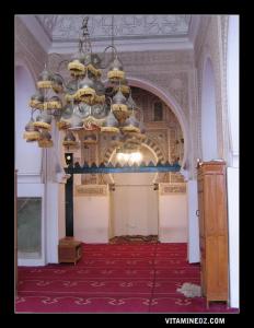 L'interieur de la mosquée de Sidi Boumediene.
