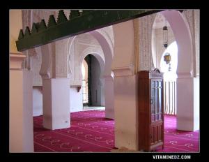 La mosquée de Sidi Boumediene vue de l'interieur.