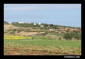 Le village de Lekbab vu à partir de Tedmaya