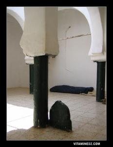 L'interieur du marabout de Sidi Med Ben Ali