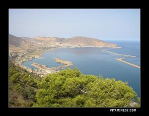 Vue générale de Mers El Kebir depuis Santa Cruz