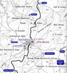 Carte du village et des alentours
