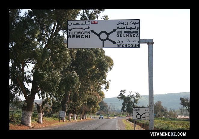 Entree de la plage de Rachgoun, en venant de Benisaf
