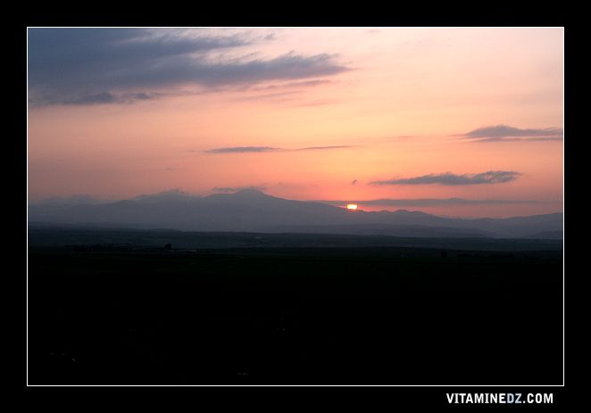 Coucher de soleil sur les Monts Traras