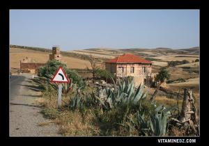 Ferme de style colonial à la sortie de Aïn Kihal vers Tlemcen