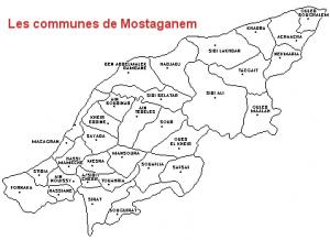 Communes de Mostaganem