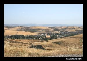 Vue du Village de Bensekrane, ancien Pont de l'Isser