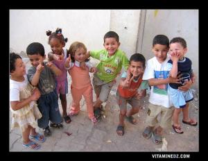 Des enfants de Sidi El haloui .