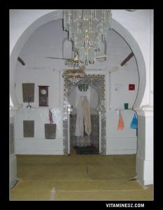 L'interieur de la mosquée de Sidi El Yeddoune