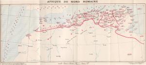 Carte de l'Afrique du Nord Romaine