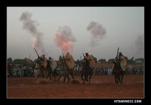 Fantasia de cavaliers à Labiodh Sid cheikh