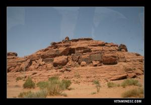 Montagne les  deux jumelles  à côté de la Khalwa de Sidi Cheikh à la sortie de Labiodh