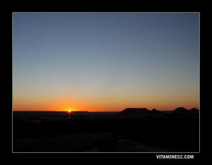 Levé de soleil sur la commune de Ouled Said