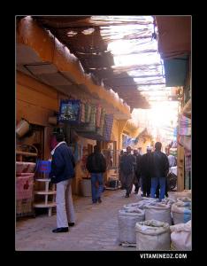 l'une des ruelles qui donne accès à la place du marché