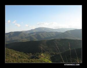 Monts des Traras de Beni Ouarsous vue sur la région d'Ain Kebiri