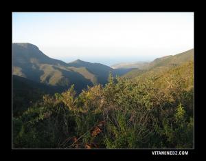 Vue de Honaïne à partir des Monts Traras région des Beni Ouarsous