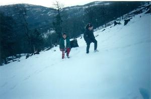 Séraidi sous la neige