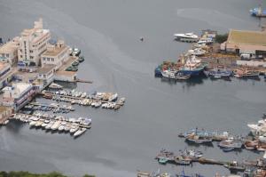 A general view of the main seaport of City