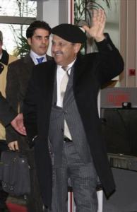 Shokri Ghanem, Libya's delegate to OPEC, arrives at the