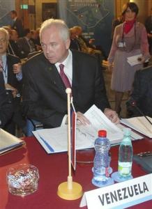 Venezuela's Minister of Energy and Petroleum Rafael D Ramirez