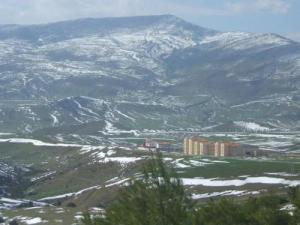 جبال  تيسمسيلت  تحت الثلوج