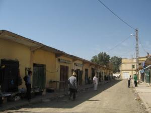 شارع السوق المحلي لمدينة  تيسمسيلت