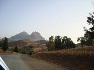 منظر من جبل  الونشريس