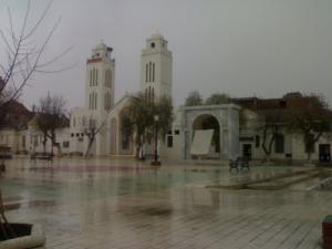 منظر من مسجد  بلال ابن رابح