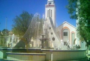 فوارة مائية عند مدخل مسجد  بلال ابن رابح