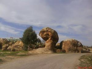 صخرة غريبة الشكل