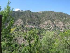 طلوع الشمس على مدينة  بسكرة